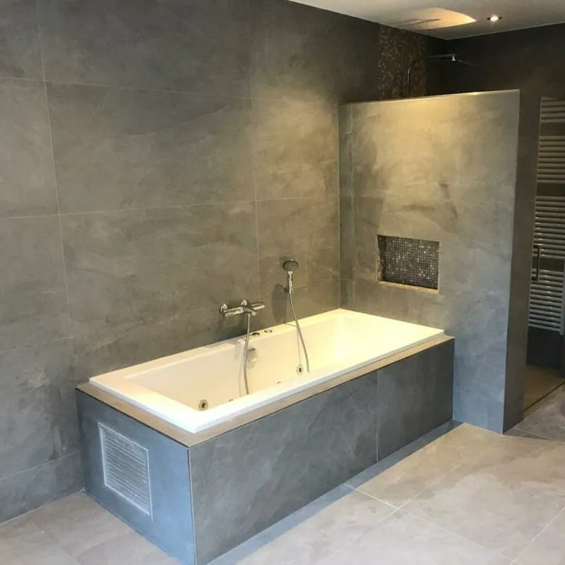 Leisteenlook Tegel 60×120 Grijs Castlestone Sfeer