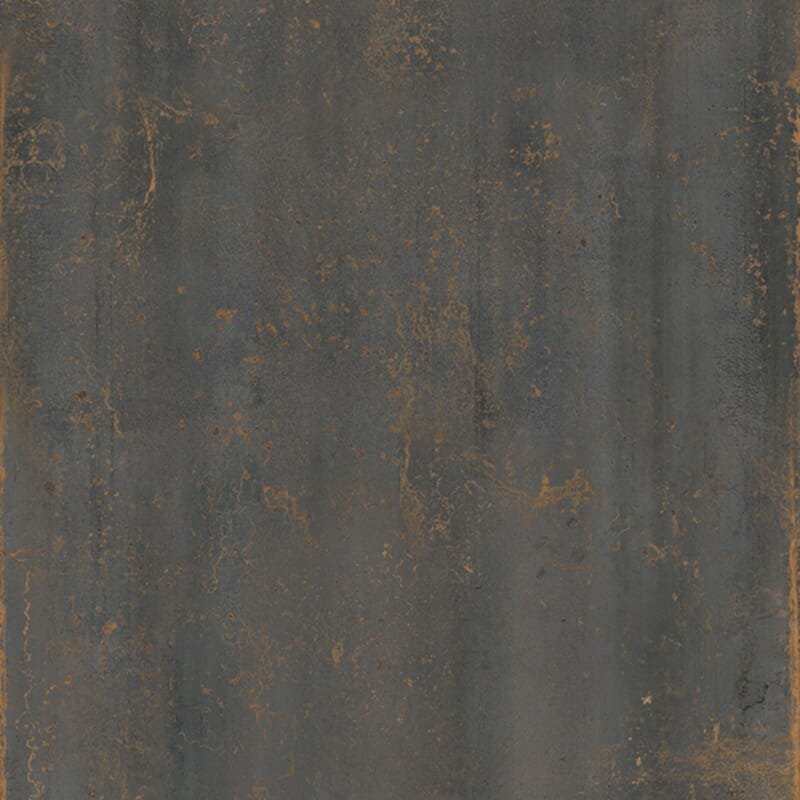 Metallook Tegels Oxide Iron 60×120 Ijzer Donkerbruin Roestlook Full