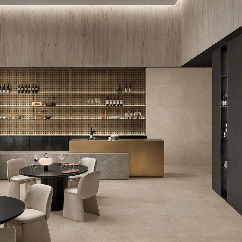 Keramisch Natuursteen 100x100 - Cercom Archistone Sand