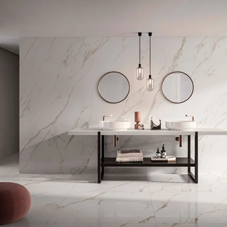 Marmerlook 120x120 - Casalgrande Padana Marmoker Statuario Oro Lucido