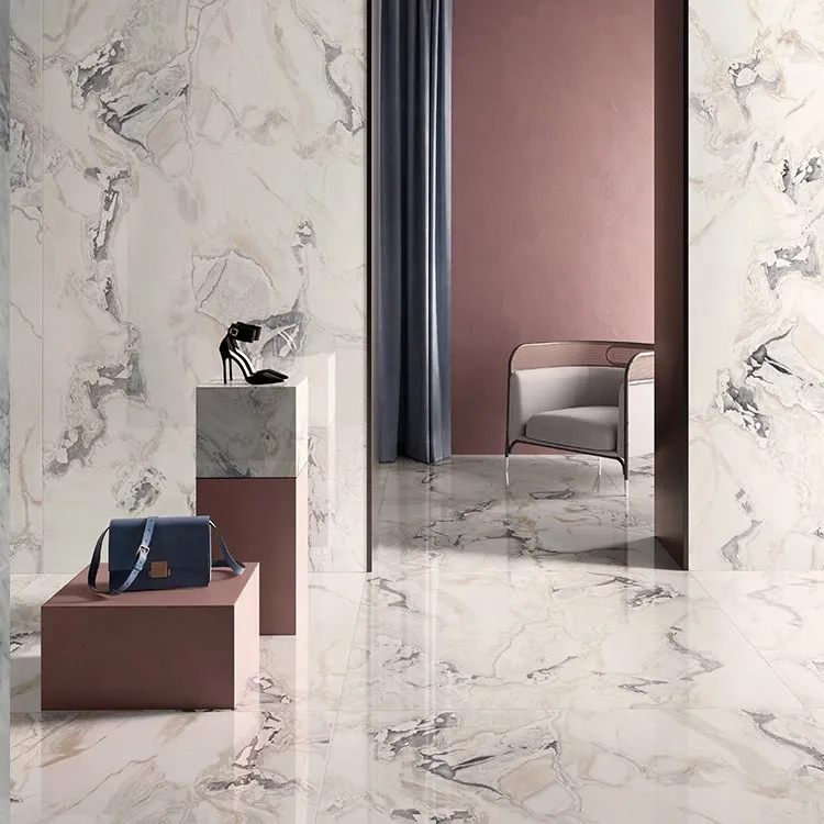 Marmerlook 60x120 - Keope Interno4 Calacatta San Babila Hoogglans