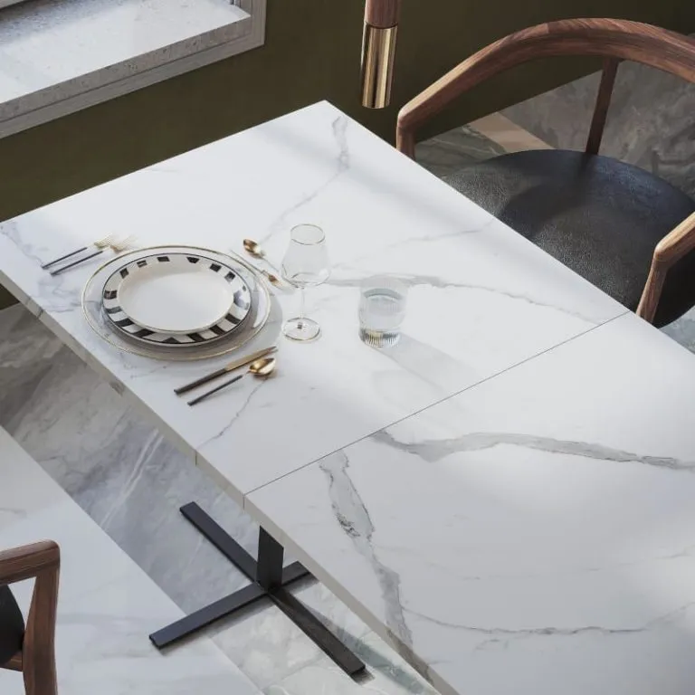 Marmerlook 60x60 - Ragno Incanto Statuario Venato Wit Mat