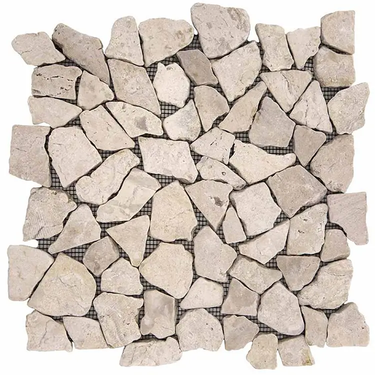 Natuursteenmozaïek 30x30 - Ston Hydre Breccia Pietrabianca