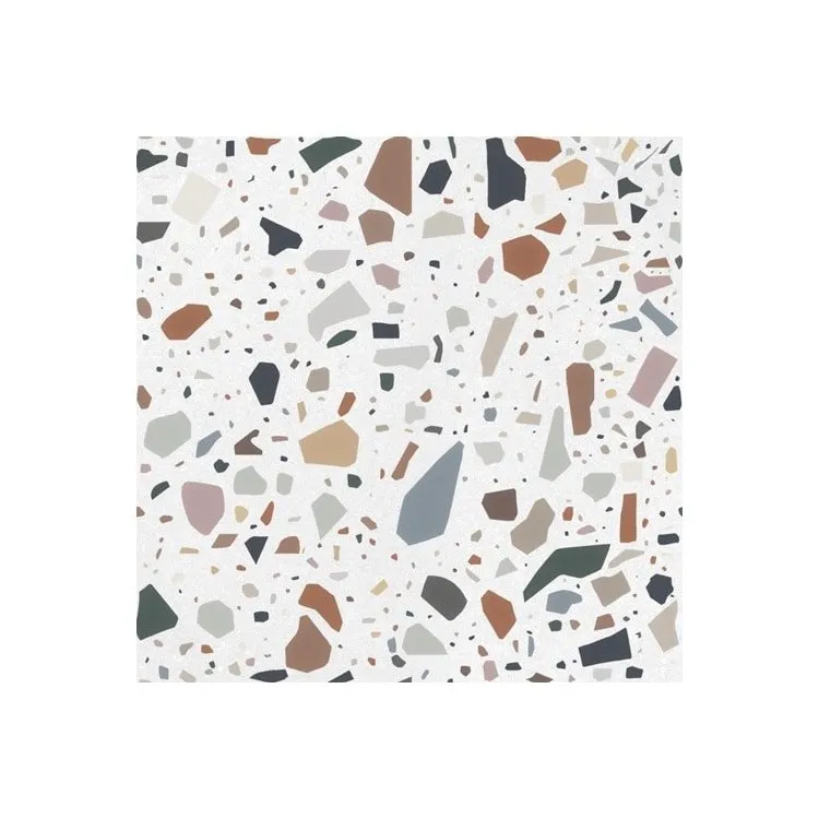 Terrazzo 18,6x18,6 - Quintessenza Confetti Bianco Multicolor
