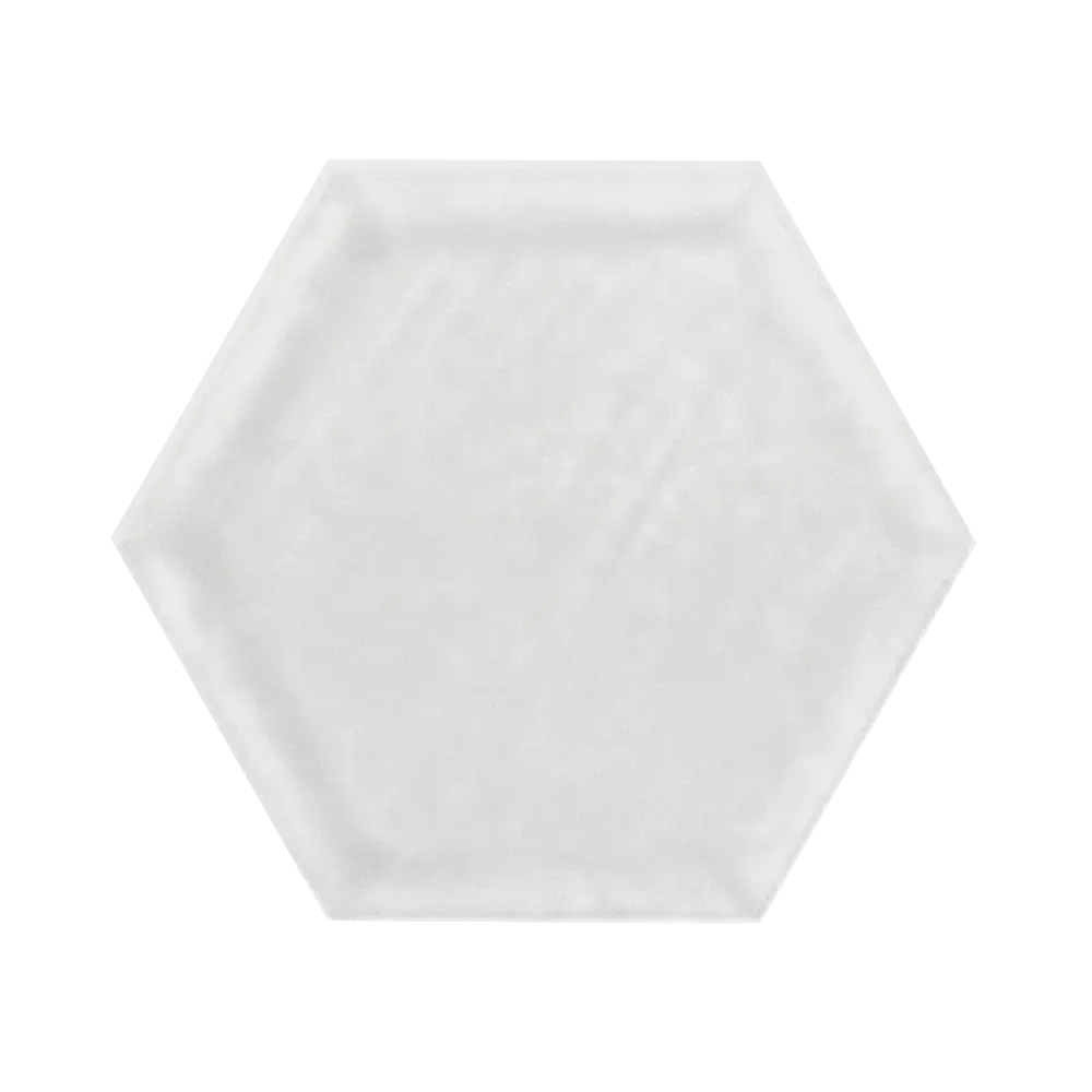 Hexagon tegel 19,8x22,8 - Prissmacer Snow Wit Mat