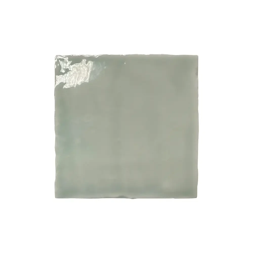 Handvorm Tegel 13x13 - Lichtgroen Glans