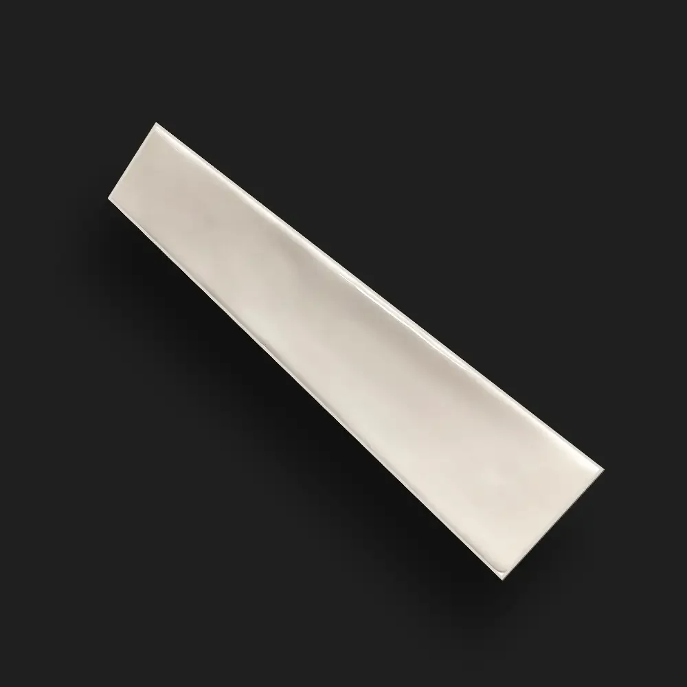 Handvorm Tegel 5x25 - Wit Glans Variation